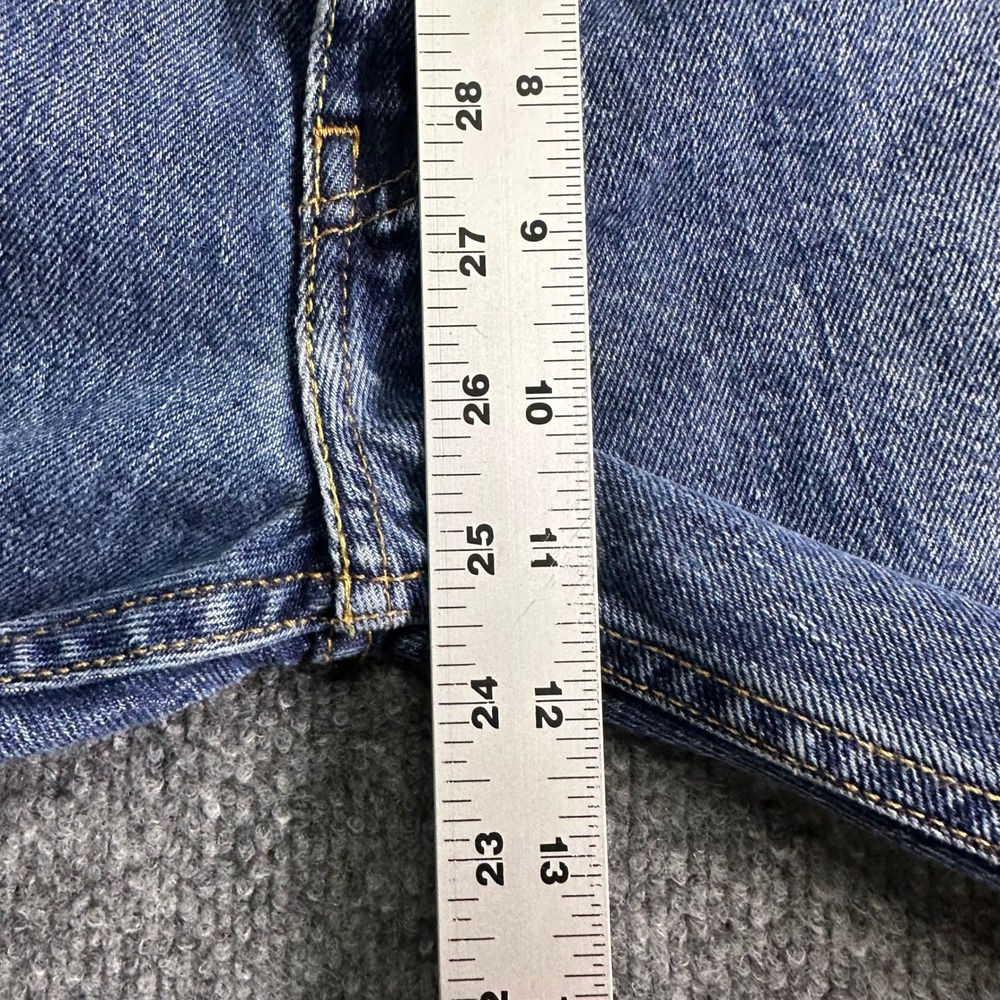 Levi's Jeans Mens Size 34x29 Blue 501 Original Fit Straight Leg Distressed Denim - Picture 4 of 8
